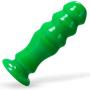 LeLuv 6 Inch 2XL Kiwi Smoothie 3D Printed Dildo Beyond Max 2.2 inch Wavy Pleasure Wand