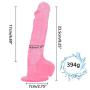 MXJYB Monster Massager Silicone Soft -Ďîldɔ, Realistic Texture and Real Touch Toys Beginners-wpwpwpwp 9.25 MXJYB (Color : Pink)