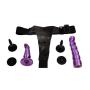 JunRP Wear Game Suit Restraining Straps Tools Ultra Elastic Strap-on Toy Wearable Panties Adjustable Belt - Purple