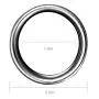 Beauty Molly Stainless Steel thick Penis male cock rings, 1.96 inch