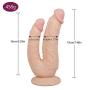 DJKFHIU 7.48-inch Realistic Double-Ended Díldɔ Flexible Huge Smooth Stick Female Men DJKFHIU