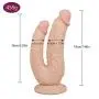 DJKFHIU 7.48-inch Realistic Double-Ended Díldɔ Flexible Huge Smooth Stick Female Men DJKFHIU