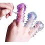 IRGift Couples Can Reuse Gift Sets with Crystal Silicone Sheaths (Finger Sleeve)