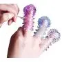 IRGift Couples Can Reuse Gift Sets with Crystal Silicone Sheaths (Finger Sleeve)