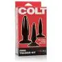CalExotics Colt Anal Trainer Kit - 3 Piece Male Butt Plug Set - Waterproof Fetish Sex Toys for Couples - Black CalExotics Colt Anal Trainer Kit - 3 Piece Male Butt Plug Set - Waterproof Fetish Sex Toys for Couples - Black