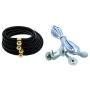 Chen-bin1 Ring-Shaped Electric Toy, Male Wearable Remote Control Massager Massage Muscles (Color : Black)
