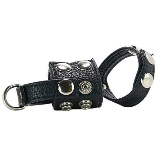 Cock Ring with 1.5 inch Ball Stretcher and Optional Weight Ring Cock Ring with 1.5 inch Ball Stretcher and Optional Weight Ring