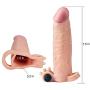 Add 2" Moving Extension Sleeve Sheath Enhancer Enlarger for Men Real pleasure4503