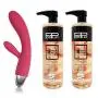 SVAKOM Luxury Smart Rabbit with Touch Activated Sensor & 2 Pack 17 Oz Premium Hypoallergenic Water-Based Lubricant SVAKOM Luxury Smart Rabbit with Touch Activated Sensor & 2 Pack 17 Oz Premium Hypoallergenic Water-Based Lubricant