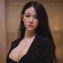 Inflatable doll male real human semi-physical products simulation with hair intelligent automatic female baby big breasts girlfriend can be sent intelligent adult sex toys Yin hip mold male masturbati