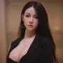 Inflatable doll male real human semi-physical products simulation with hair intelligent automatic female baby big breasts girlfriend can be sent intelligent adult sex toys Yin hip mold male masturbati