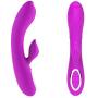 Wireless Massage for Back Relaxation and Stress Reduction, 10 Vibration Frequency Modes and 4 Adjustable Strengths Handheld Massager, USB Rechargeable(Purple)