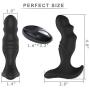 Vibrating Prostate Massager Anal Sex Toys-Pelepas Wireless Rechangeable Waterproof Silicone G-spot and P-spot Vibrator for Men Women and Couple