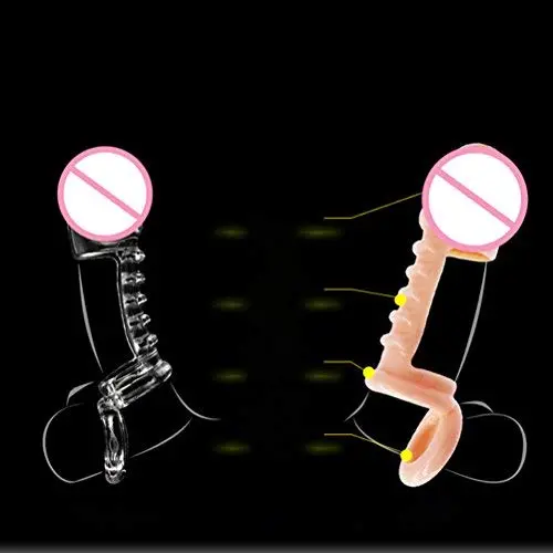 Odorless Flexible Non-Toxic Penis Sleeve Penis Cover Erection Safe Cock Ring Stimulator Massager Pleasure Toy for Men Odorless Flexible Non-Toxic Penis Sleeve Penis Cover Erection Safe Cock Ring Stimulator Massager Pleasure Toy for Men