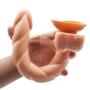 CHAODIAO 12.06" Slim Slender RealisticÐî.ld`s Easy to Clean Female Body Massager with Suction Cup Best Girlfriend Adult Toy Gift