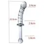 JSFQ Sex 22.5cm Manual Massaging Stick with Handle Womens Happy TOI Simulation Glass Penis Sunglasses Skirt Jeans (Color, Clear),Red (Color : Blue, Size : Clear) JSFQ Sex 22.5cm Manual Massaging Stick with Handle Womens Happy TOI Simulation Glass Penis Sunglasses Skirt Jeans (Color, Clear),Red (Color : Blue, Size : Clear)