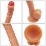 Vibrantor for Women Realistic Didlo with Suction Cup Amal Plug Artificial Pennis Adullt Six Toy for Women Couples Coffee
