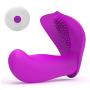 Wireless Massager with Remote Control, 10 Speed Frequency Waterproof Silicone Massager for Neck Relaxation and Back Relaxation