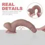 Dildo Sex Toy for Women, SHEQU 8.6inch Realistic Penis Cock with Suction Cup Silcone Dong with Balls Adult Toys for Vaginal G-spot and Anal Masturbation Waterproof Dildo Sex Toy for Women, SHEQU 8.6inch Realistic Penis Cock with Suction Cup Silcone Dong with Balls Adult Toys for Vaginal G-spot and Anal Masturbation Waterproof