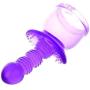Massager Attachment Massage Accessories Silicone Accessory Attachments (Purple)