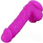 Realistic Dildo with Lifelike Curved Shaft and Balls for Vaginal G-Spot Pleasure | Lyps Dildo - Ultra-Soft Silicone Dildo with Strong Suction Cup - 7 Inches, 100% Waterproof Hands-Free Sexual Play