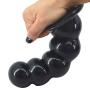 CharmingNight Joy Wand Toy Silicone Plug Weighted Amal Trainer Role Play Sets Enhance Comfortable and Easy to Clean (Color : Black)