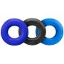 Hunkyjunk HUJ3 C-Ring 3-Pack - Tar/Cobalt/Aqua