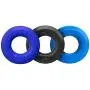 Hunkyjunk HUJ3 C-Ring 3-Pack - Tar/Cobalt/Aqua Hunkyjunk HUJ3 C-Ring 3-Pack - Tar/Cobalt/Aqua