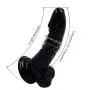 6 Inches Black Dillo for Men Lifelike Massagers with Strong Base, Harmless, Safe 6 Inches Black Dillo for Men Lifelike Massagers with Strong Base, Harmless, Safe