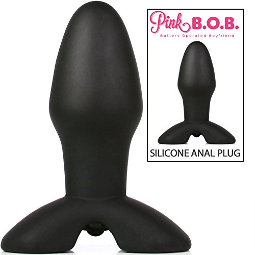 Silicone Anal Sex Butt Plug 10 Function Vibrating Tapered Adult Toy