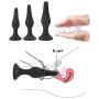 Movitip Waterproof Butt Plug Anal Plug Sensuality Anal Toy, Silicone Anal Sex Toy Set with Suction Cup, Anus Play Adult Sex Toy for Male Prostate Massage (4 PCS)