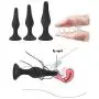 Movitip Waterproof Butt Plug Anal Plug Sensuality Anal Toy, Silicone Anal Sex Toy Set with Suction Cup, Anus Play Adult Sex Toy for Male Prostate Massage (4 PCS) Movitip Waterproof Butt Plug Anal Plug Sensuality Anal Toy, Silicone Anal Sex Toy Set with Suction Cup, Anus Play Adult Sex Toy for Male Prostate Massage (4 PCS)