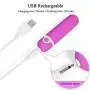 Bullet Vibrator, Wand Massager Powerful for Women Couple with 10 Modes Waterproof Rechareable, Purple Adult Toys Bullet Vibrator, Wand Massager Powerful for Women Couple with 10 Modes Waterproof Rechareable, Purple Adult Toys