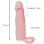 Realistic Penis Enlarger Extension Silicone Penis Enlarger Sleeve with Cock Ring for Men(6.7inch) Realistic Penis Enlarger Extension Silicone Penis Enlarger Sleeve with Cock Ring for Men(6.7inch)