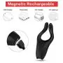 Waterproof Vibrating Cock Ring with 7 Powerful Vibration Modes, PALOQUETH Multifunctional G Spot Vibe Nipple Massager Penis Vibrator Perineum Stimulator for Couples Play, Rechargeable Waterproof Vibrating Cock Ring with 7 Powerful Vibration Modes, PALOQUETH Multifunctional G Spot Vibe Nipple Massager Penis Vibrator Perineum Stimulator for Couples Play, Rechargeable