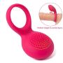 SVAKOM Tyler Penis Ring Vibrator Rechargeable Sex Toy Powerful Vibrating Cock Ring for Male or Couples (Plum Red)