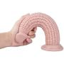 LoveX Robot 8.2 Inch Realistic Dildo Soft Dildo with Hands-Free Suction Cup Base, Flexible Dildo for Vaginal G-spot and Anal (Corn)