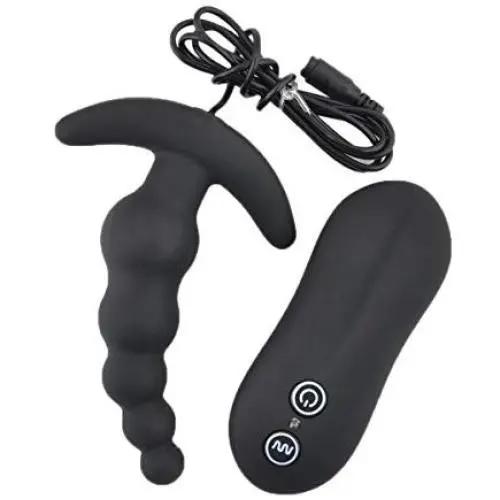 Oceantree(TM)10 Speed Waterproof Silicon Anal Plug Vibrator Stimulator (Black) Oceantree(TM)10 Speed Waterproof Silicon Anal Plug Vibrator Stimulator (Black)
