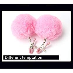 Cosplay Toys Lover Gift Breast clip for Women Men Costume Games, Pink, 7.5cm