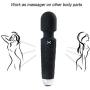 COC Mini Wand Massager Travel Friendly for Men and Women, Black, 8 Ounce