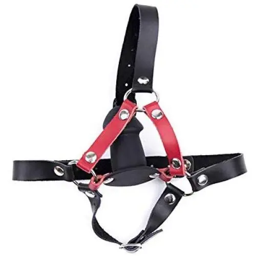 Sex Restraint Mouth Gag Penis Plug Dildo Mouth Gag Sex Toys for Couples Women Black Sex Restraint Mouth Gag Penis Plug Dildo Mouth Gag Sex Toys for Couples Women Black