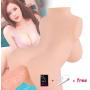 Sex Doll Beautiful Torso Love Doll -Sex Doll Male Masturbator with Vagina and Anal for Men Solid Silicone Material Adult Toys Massage Relax Love Toys (10×6.2×4 in)