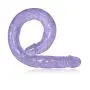 JSCRlove 21.56 Inch Soft-Double Headed Dildɔs Real Feel Skin Body Care Tool with Suction Cup for Hand-Free Play Purple Women Sweater