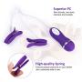 Utimi Nipple Clips Vibrating Breast Clamps Nipple Stimulator Wired Vibrators with Remote Control for Women