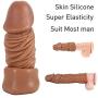 Male Pleasure Sleeve Girth Enhancer Ring Extension Women Stimulation