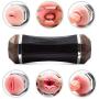 Ertfren T-Shirt Men Hands Free Deep Throat Oral CupSúcking Mǎssager Sucking Endless Pleasure Multi Speeds Blow-Job Men Adult Toys