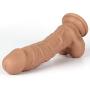 Namee Deluxe Realistic Dong Penis, 20 CM Premium Dildo Huge Cock with Natural Tight Veins and Extra Strong Suction Cup&Ball for Woman Adult Sex Toys Sex Games (415 g) (7 inches)