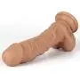 Namee Deluxe Realistic Dong Penis, 20 CM Premium Dildo Huge Cock with Natural Tight Veins and Extra Strong Suction Cup&Ball for Woman Adult Sex Toys Sex Games (415 g) (7 inches)