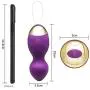 Bullet Vibrator SEXYSHEEP Waterproof Vibrating Egg Sex Toys for Women in Silicone s Wireless USB Rechargeable Vibrator with 10 Modes (Purple)