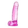 5.5" Realistic Translucent Beginner G Spot Stimulating Dildo - Small Curved Cock and Balls Dong - Sex Toy for Women - Sex Toy for Adults (Pink) 5.5" Realistic Translucent Beginner G Spot Stimulating Dildo - Small Curved Cock and Balls Dong - Sex Toy for Women - Sex Toy for Adults (Pink)